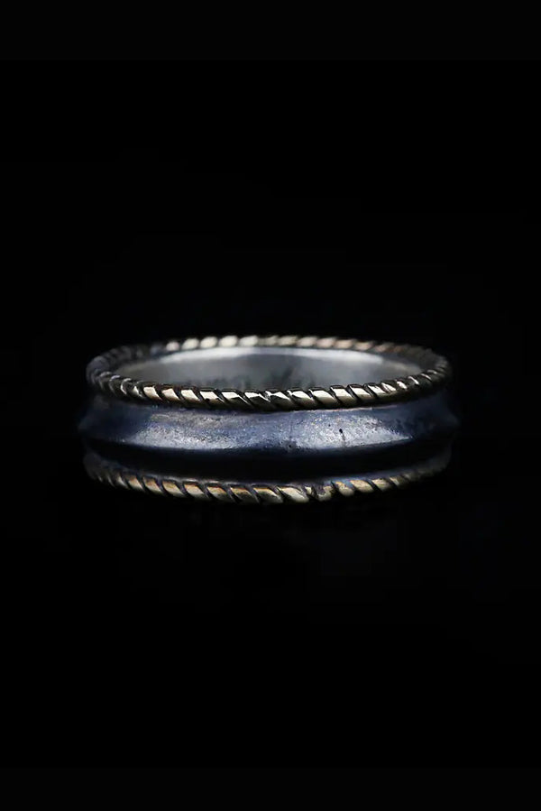 UGO CACCIATORI (Gold and Silver Ring) RN103 OGN